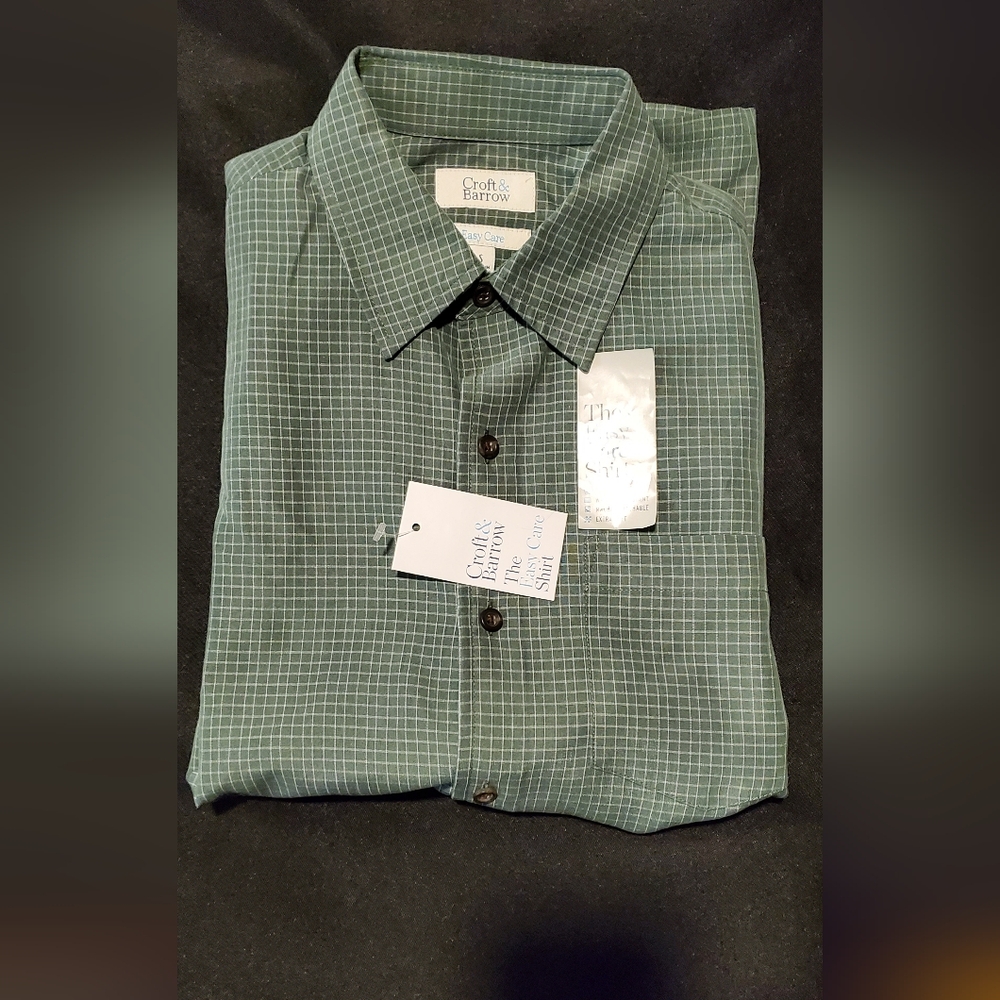 NWT Croft and Barrow Men's Shirt Size Sm
